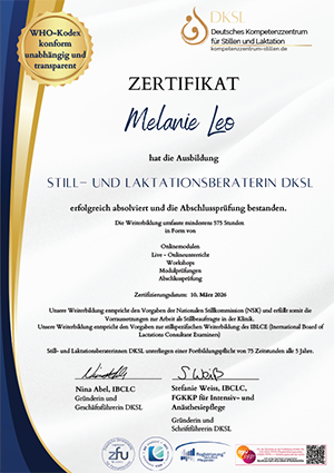 zertifikat dksl still+laktationsberaterin